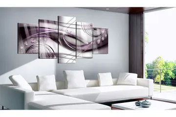 Tavla På Akryl Violet Glow 100x50 - Artgeist sp. z o. o. - Inredning - Tavlor & konst