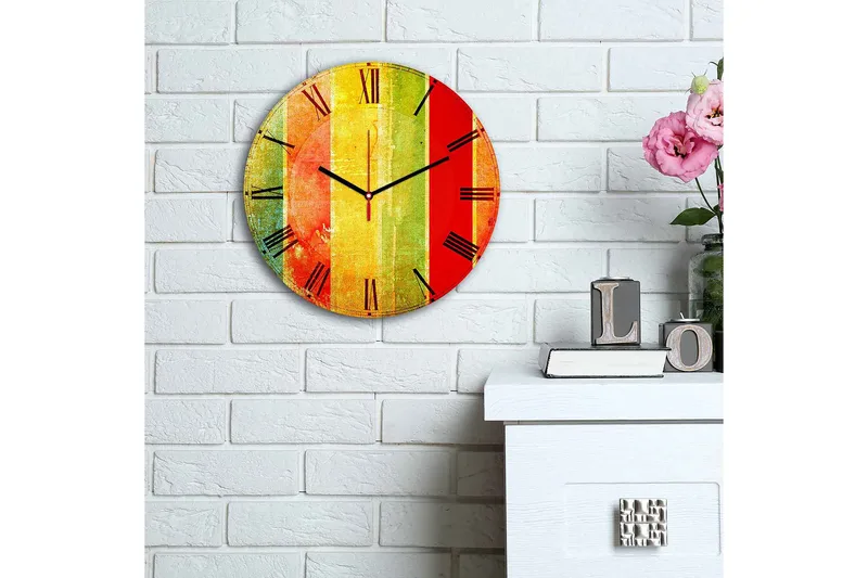 Decorative MDF Clock 30x - Inredning - Väggdekor - Väggklocka & väggur