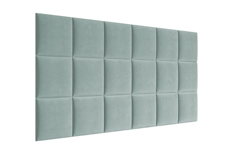Lornel Stoppad Väggpanel 30x30 cm - Grön - Inredning - Väggdekor