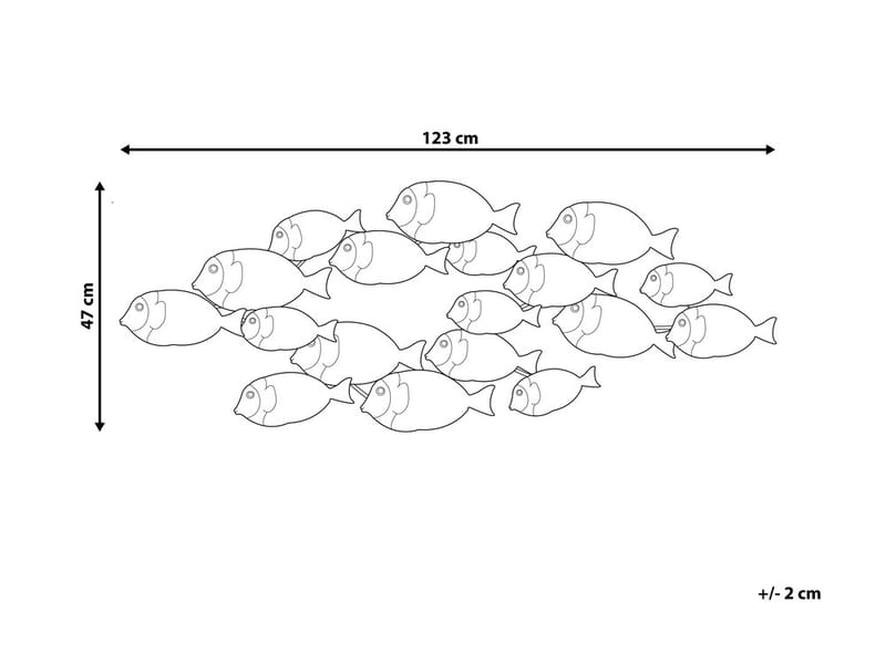 Fermium Väggdekoration 123 cm - Grön - Inredning - Väggdekor - Skylt - Plåtskyltar