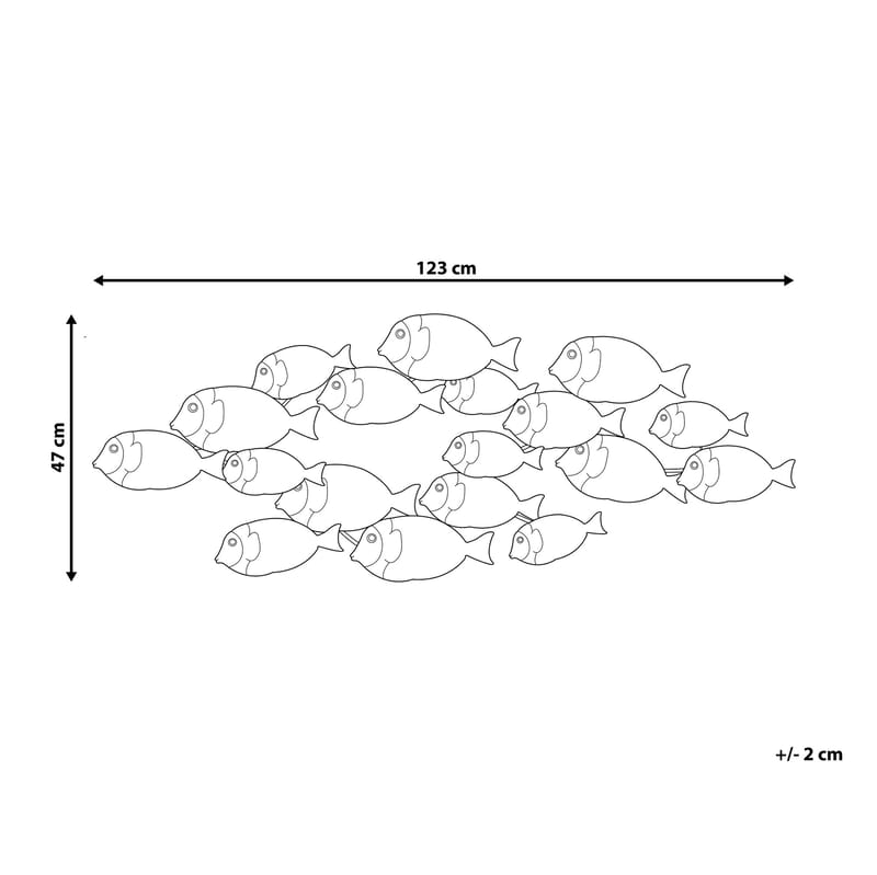Fermium Väggdekoration 123 cm - Grön - Inredning - Väggdekor - Skylt - Plåtskyltar