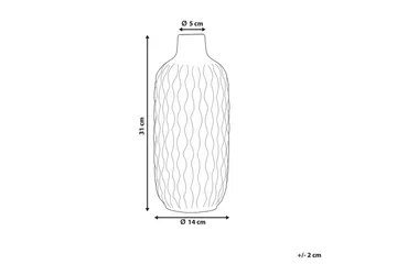 Dekorationsvas Emar Vit - Vit - Inredning - Vas