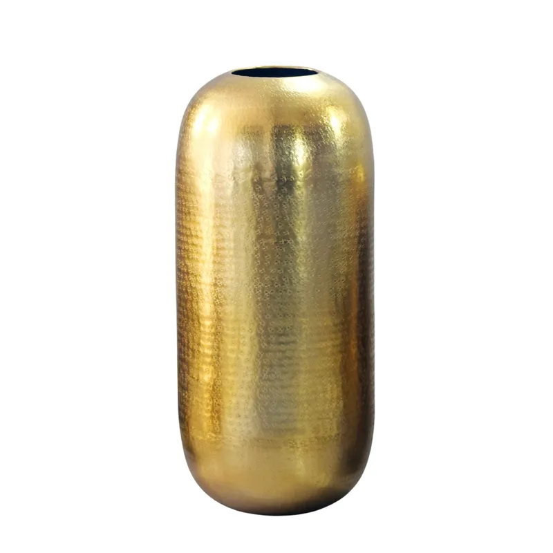 Korva Golvvas 45 cm i aluminium - Guld - Inredning - Vas