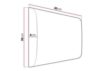 Zaratuz Väggpanel 30x30 cm - Mörkbrun - Hus & renovering - Bygg - Golv, vägg & tak - Golv & väggbeklädnad - Väggpanel & panelskiva