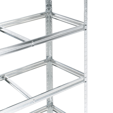 Set med 2 Garagehyllor Xitta 90 cm - Silver/Brun - Utemöbler - Övrigt utemöbler - Tillbehör utomhus - Hyllor