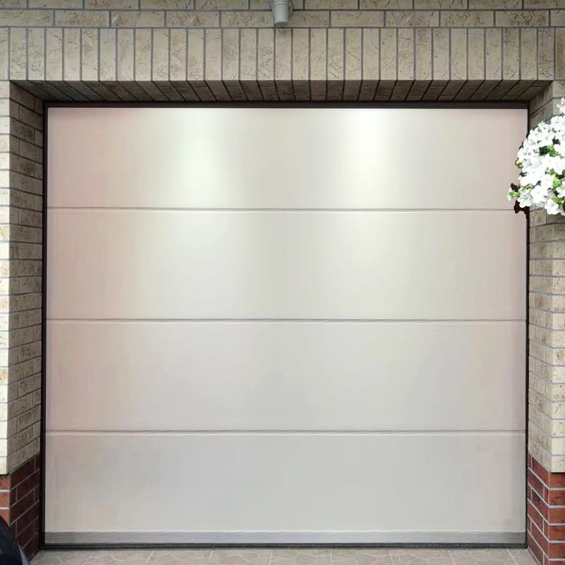 Garageport med motor 2,5 m - Vit - Hus & renovering - Garage & verkstad - Garageportar