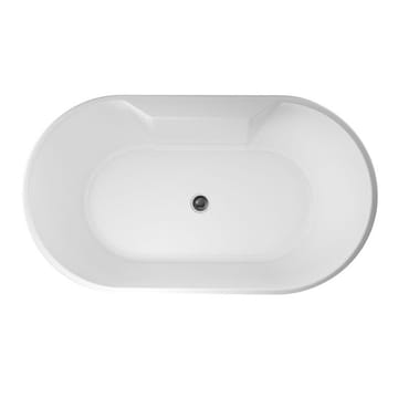 Bathlife Hipp Badkar 141 cm Ovalt Fristående - Vit - Hus & renovering - Kök & bad - Badrum - Badkar - Fristående badkar