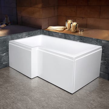 Behag Badkar 170cm Vänster - Vit - Hus & renovering - Kök & bad - Badrum - Badkar