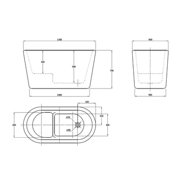 Ideal Sittbadkar Bathlife - Hus & renovering - Kök & bad - Badrum - Badkar