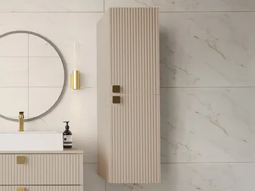 Alima Badrumsskåp - beige - Hus & renovering - Kök & bad - Badrum - Badrumsmöbler & badrumsinredning - Badrumsskåp