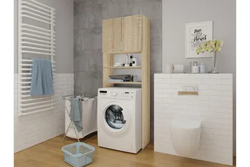 Badrumsskåp 30x65 cm - Beige/Vit - Hus & renovering - Kök & bad - Badrum - Badrumsmöbler & badrumsinredning - Badrumsförvaring