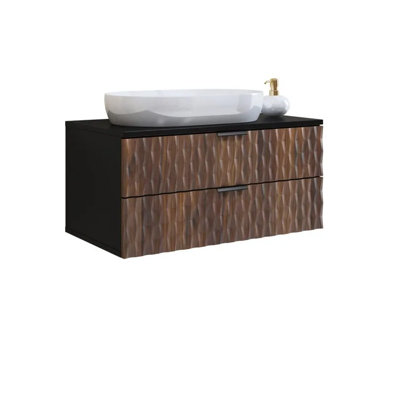 Badrumsmöbel Enzo med 2 Lådor Väggmonterad - 81 cm - Hus & renovering - Kök & bad - Badrum - Badrumsmöbler & badrumsinredning - Badrumsskåp