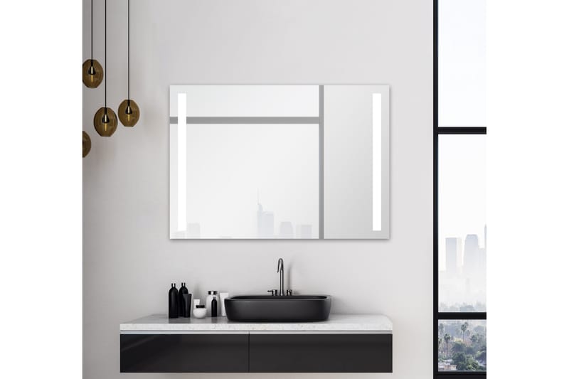 Allejaure Spegel 140x70 cm - Silver - Hus & renovering - Kök & bad - Badrum - Badrumsmöbler & badrumsinredning - Badrumsspegel