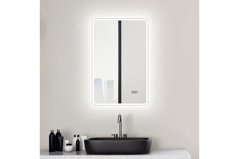 Aspsele Badrumsspegel 45x70 cm LED-belysning - Hus & renovering - Kök & bad - Badrum - Badrumsmöbler & badrumsinredning - Badrumsspegel