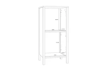 Elsassona Badrumsskåp 40x35 cm - Vit - Hus & renovering - Kök & bad - Badrum - Badrumsmöbler & badrumsinredning - Badrumsskåp
