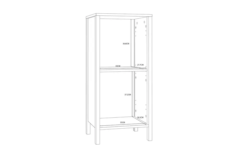 Elsassona Badrumsskåp 40x35 cm - Vit - Hus & renovering - Kök & bad - Badrum - Badrumsmöbler & badrumsinredning - Badrumsskåp