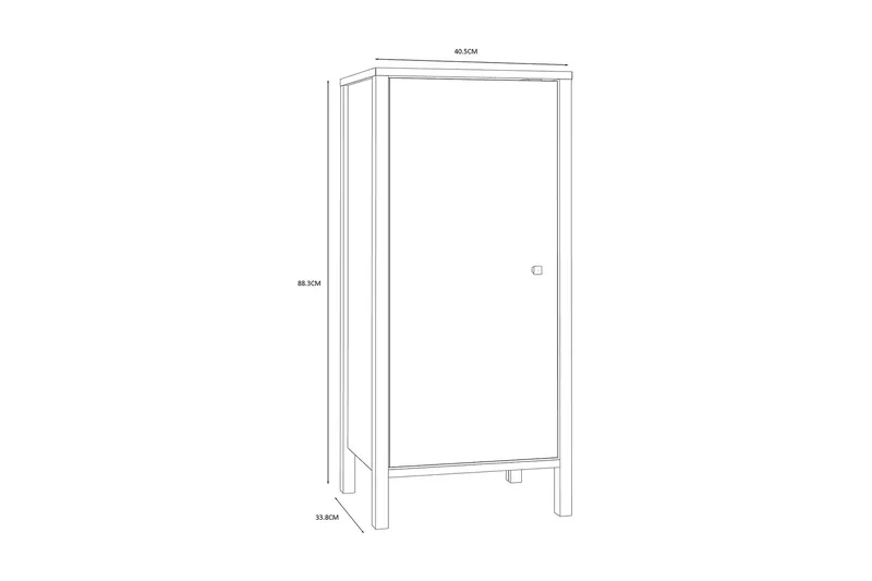 Elsassona Badrumsskåp 40x35 cm - Vit - Hus & renovering - Kök & bad - Badrum - Badrumsmöbler & badrumsinredning - Badrumsskåp