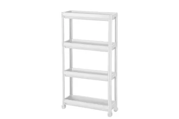 Hyllor Plast Multi Purpose Ratmo Ornel Vit Vit - Hus & renovering - Kök & bad - Badrum - Badrumsmöbler & badrumsinredning - Rullvagn badrum