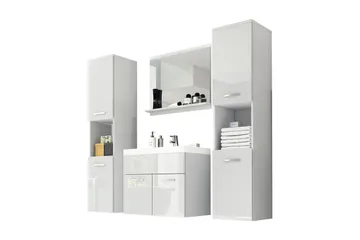 Badrumsset Delorimier XL - Vit - Hus & renovering - Kök & bad - Badrum - Badrumsmöbler & badrumsinredning - Kompletta möbelpaket badrum