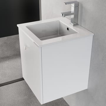 Liten kommod 40cm | Nedsänkt handfat | Vilmer vit - Hus & renovering - Kök & bad - Badrum - Badrumsmöbler & badrumsinredning - Tvättställsskåp & kommod