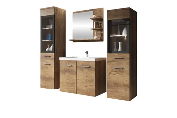 Somender Möbelset för Badrum 132 cm - Hus & renovering - Kök & bad - Badrum - Badrumsmöbler & badrumsinredning - Kompletta möbelpaket badrum