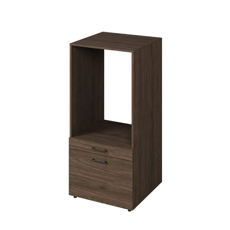 Tvättmaskin/Torkskåp Aza 1 Låda 1 Hylla, Walnut Villa