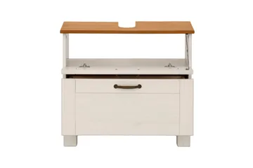 Tvättställsskåp Alby 1 låda, Vit/Honung - 1 låda, Vit/Honung - Hus & renovering - Kök & bad - Badrum - Badrumsmöbler & badrumsinredning - Badrumsskåp