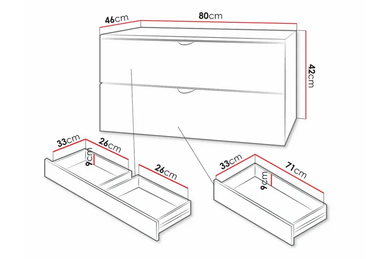 Glenndale Tvättställsskåp - Vit - Hus & renovering - Kök & bad - Badrum - Badrumsmöbler & badrumsinredning - Tvättställsskåp & kommod