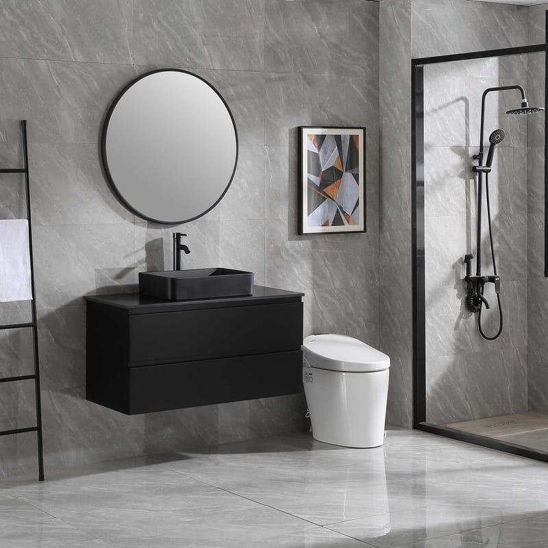Tvättställsskåp Bathlife Extas Svart - Hus & renovering - Kök & bad - Badrum - Badrumsmöbler & badrumsinredning - Tvättställsskåp & kommod