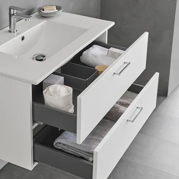 Tvättställsskåp Lycklig Vit 800 M Tvättställ - Hus & renovering - Kök & bad - Badrum - Badrumsmöbler & badrumsinredning - Tvättställsskåp & kommod