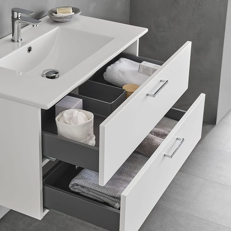 Tvättställsskåp Lycklig Vit 800 M Tvättställ - Hus & renovering - Kök & bad - Badrum - Badrumsmöbler & badrumsinredning - Tvättställsskåp & kommod