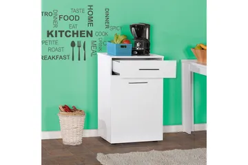 Tvättkorgsskåp 52x83 cm - Vit - Hus & renovering - Kök & bad - Badrum - Badrumstillbehör