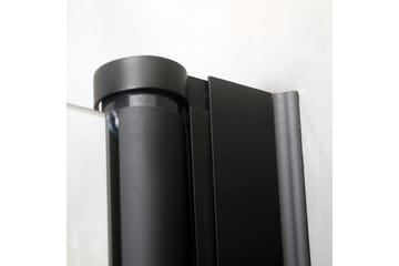 Bathlife Mångsidig Duschhörn Rak Dörr | Rak Dörr Svart - Svart|Transparent - Hus & renovering - Kök & bad - Badrum - Duschar