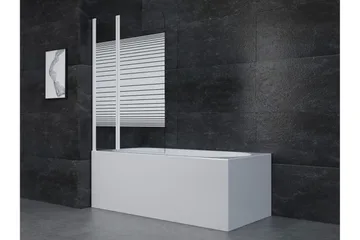Knutby Duschvägg 100x140 cm - Vit - Hus & renovering - Kök & bad - Badrum - Duschar - Duschväggar