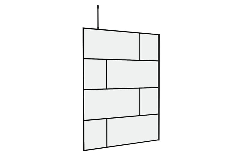 Sörby Duschvägg 140x195 cm - Svart - Hus & renovering - Kök & bad - Badrum - Duschar - Duschväggar