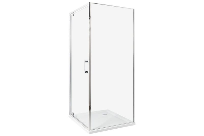 Duschväggar Darli Transparent/Silver, 80x80x185 cm, Transparent/Silver, 80x80x185 cm