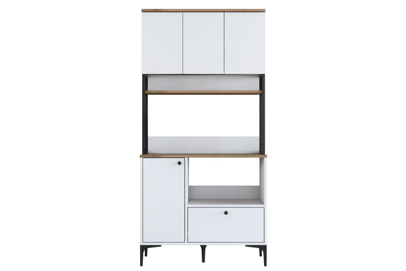 Eligius Högskåp - Vit/Valnöt - Hus & renovering - Kök & bad - Kök & tvättstuga
