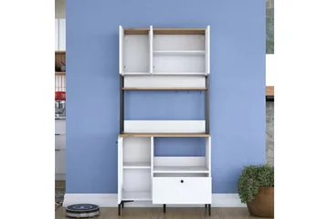 Eligius Högskåp - Vit/Valnöt - Hus & renovering - Kök & bad - Kök & tvättstuga