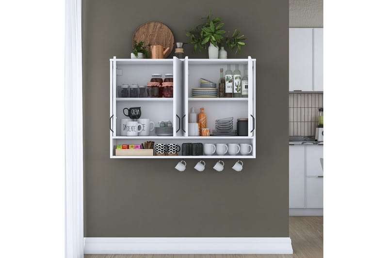 Heba Tv-skåp 120 cm - Vit - Hus & renovering - Kök & bad - Kök & tvättstuga