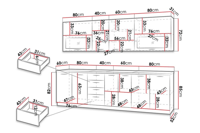 Croignon Köksskåp - Ek - Hus & renovering - Kök & bad - Kök & tvättstuga - Köksmöbler