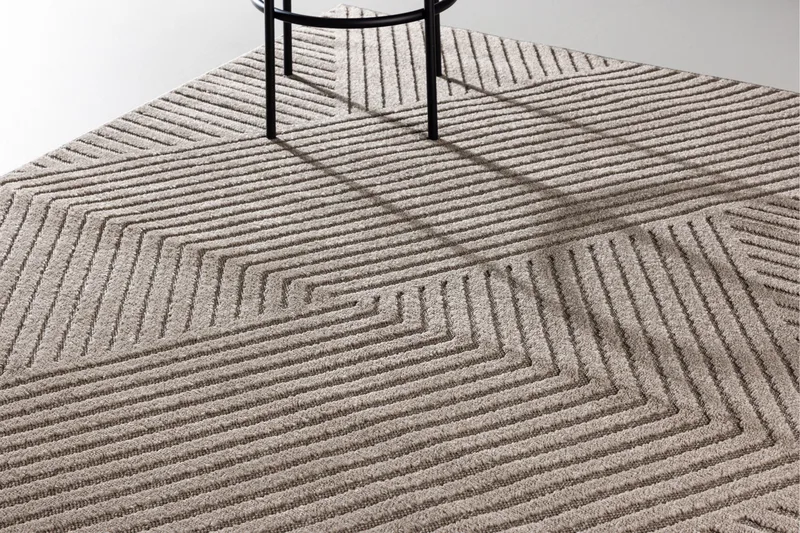 Aron Plastmatta 200x290 cm - Brun - Textil & mattor - Mattor - Modern matta - Wiltonmattor