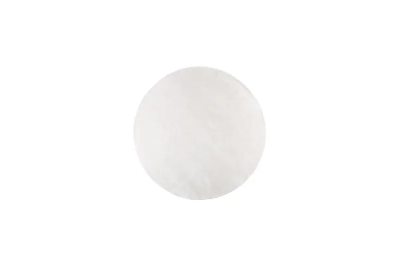 Nixie Plastmatta 200 cm Rund - Vit - Textil & mattor - Mattor - Modern matta - Wiltonmattor