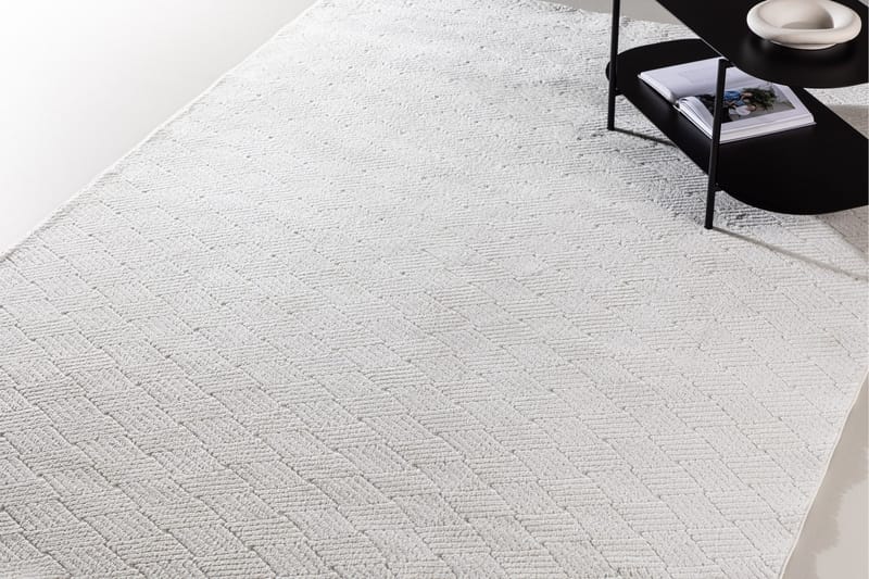 Todd Plastmatta 160x230 cm - Vit - Textil & mattor - Mattor - Modern matta - Bomullsmatta
