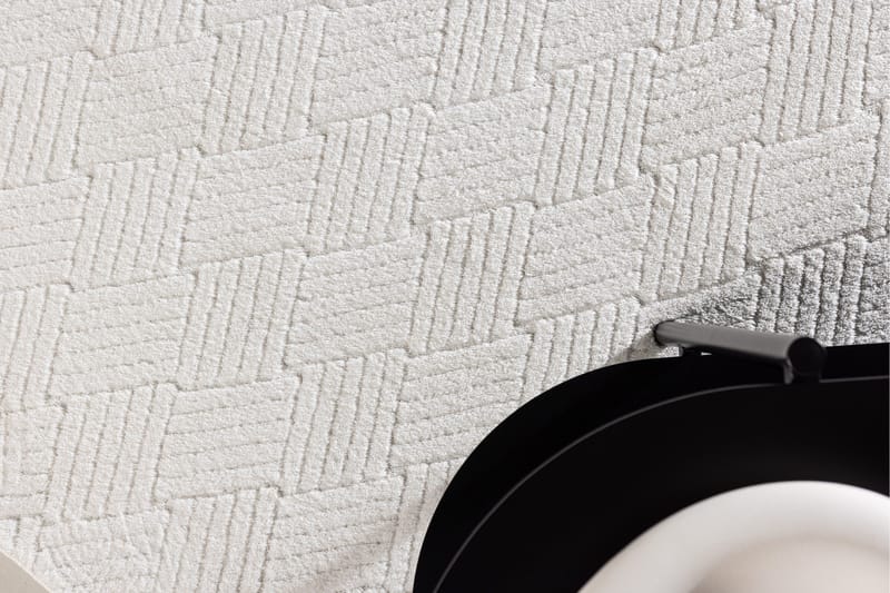 Todd Plastmatta 160x230 cm - Vit - Textil & mattor - Mattor - Modern matta - Bomullsmatta