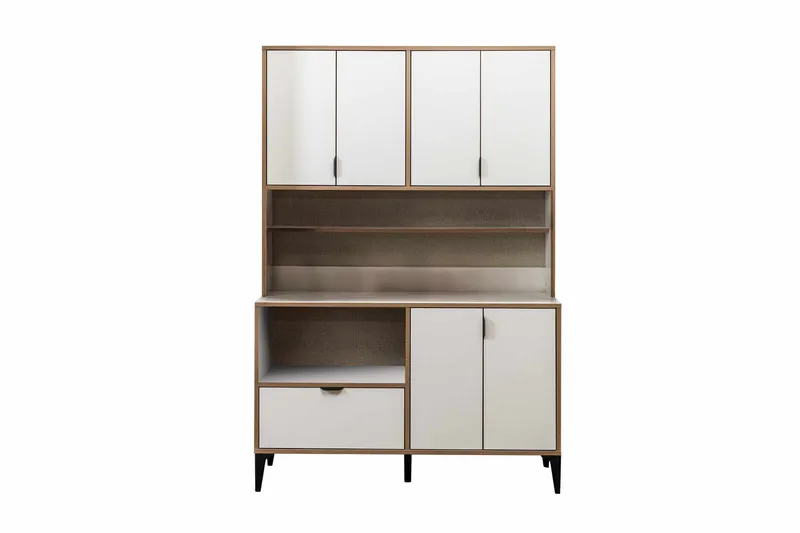 Olyros Förvaringsmöbel 127x190 cm - Vit - Hus & renovering - Kök & bad - Kök & tvättstuga