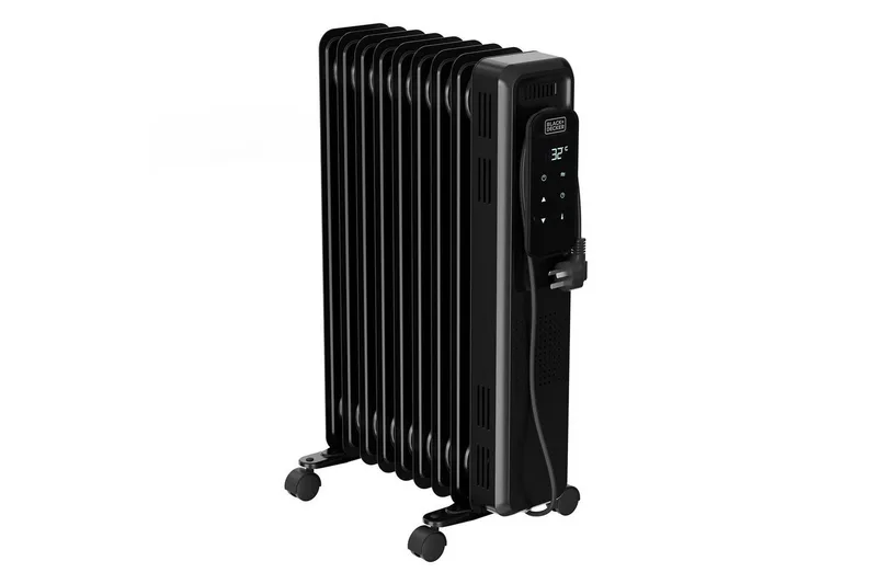 Oljeelement Black+Decker Digital Svart - Svart - Hus & renovering - Klimatkontroll - Uppvärmning