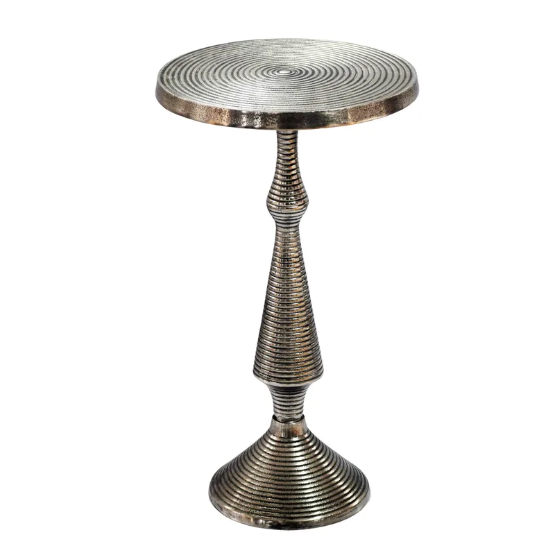 Rivnor Runt sidobord 30 cm i aluminium - silver - Hushåll - Bar & vin - Barmöbler