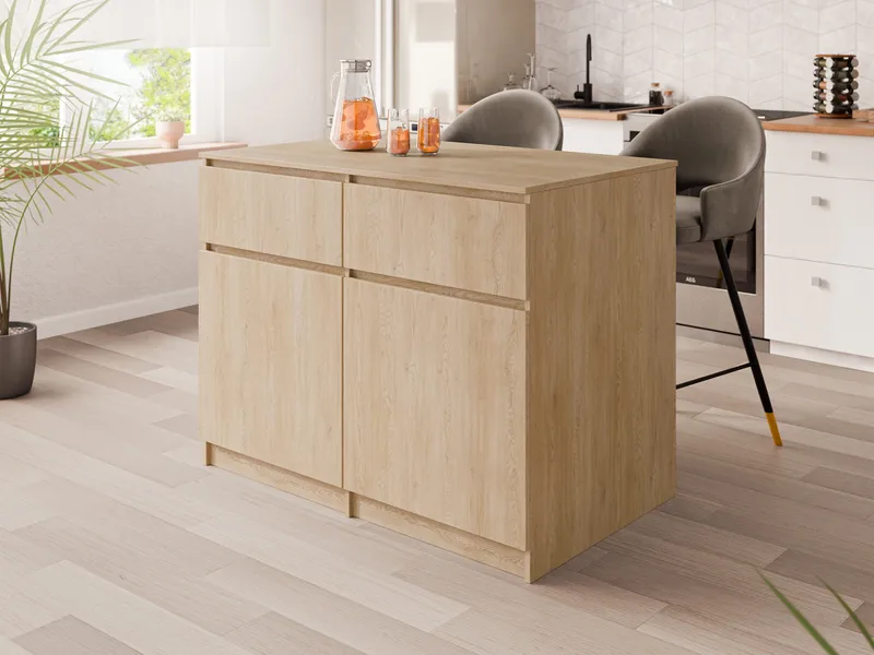Valricon Köksö 120 cm - brun - Förvaring - Köksö