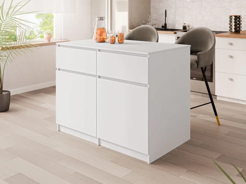 Valricon Köksö 120 cm - vit - Förvaring - Köksö