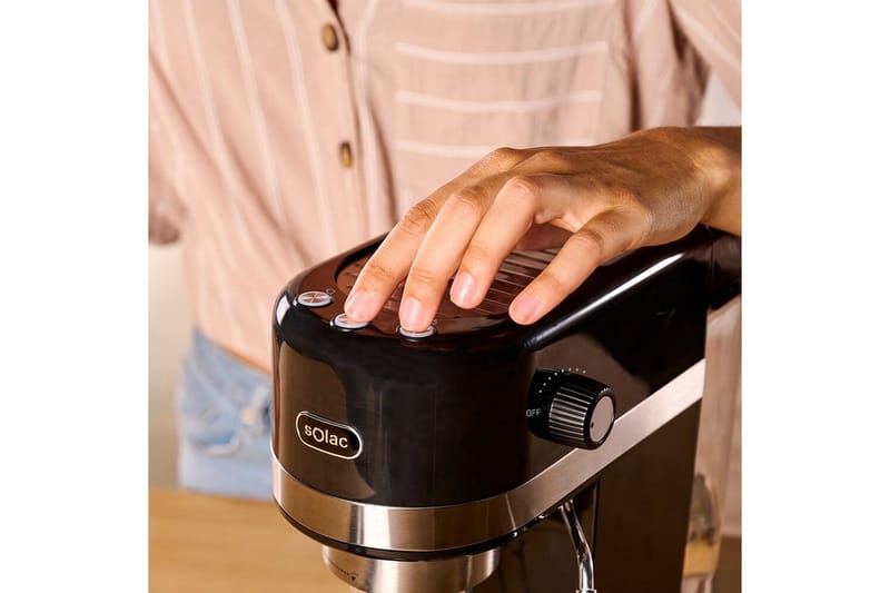 Espressomaskin Solac Taste Slim - Svart - Hushåll - Köksmaskiner - Kaffemaskin & kaffetillbehör - Espressomaskin